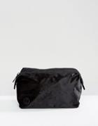 Mi-pac Exclusive Make-up Bag In Velvet - Black