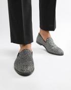 Kg By Kurt Geiger George Glitter Snaffle Loafers - Gray