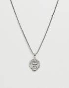 Svnx Lion Head Necklace - Silver