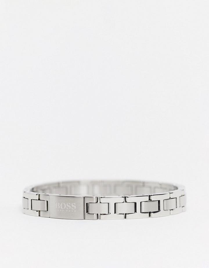 Hugo Boss Metal Link Bracelet In Silver