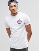 Jack & Jones T-shirt With Chest Embroidery - White