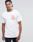 New Love Club 90s Rose Print T-shirt - White