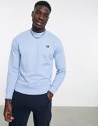 Fred Perry Crew Neck Sweatshirt In Blue