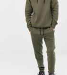 Another Influence Tall Quilted Panel Slim Fit Sweatpants - Green
