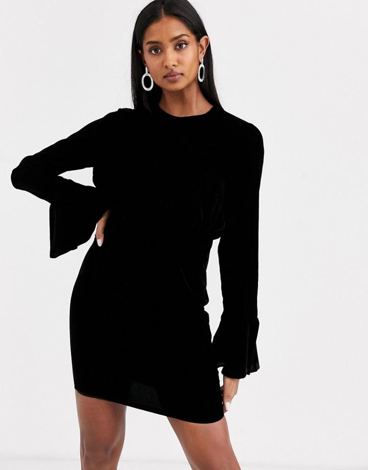 Asos Design Velvet Mini Dress