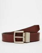 Esprit Leather Belt Reversible - Brown