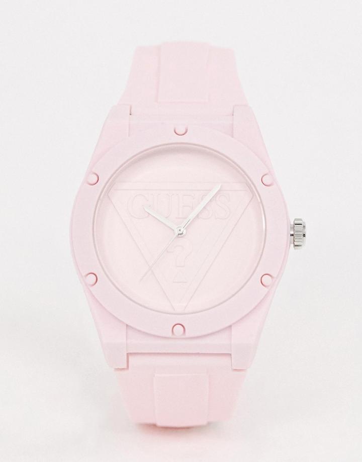 Guess Retro Pop W0979l5 Silicone Watch - Pink