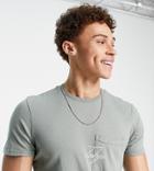 New Look Oversized T-shirt With Tokyo Print In Washed Khaki-green