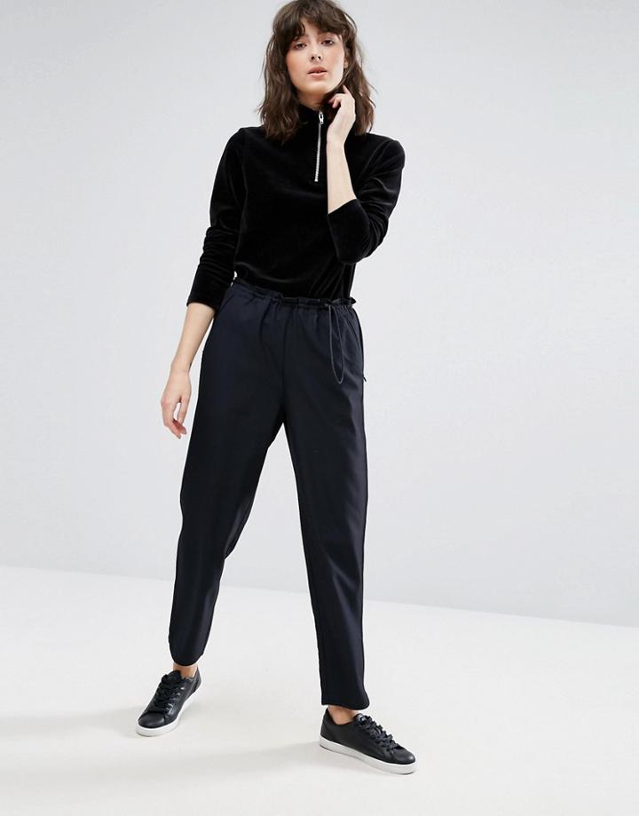 Weekday Drawstring Pants - Navy