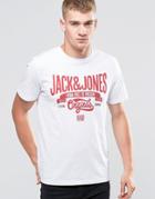 Jack & Jones T-shirt With Logo Print - White