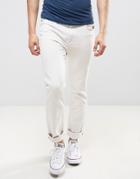 Lee Rider Slim Fit Jeans Off White Wash - White