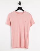 Allsaints Tonic Ramskull Logo T-shirt In Pink