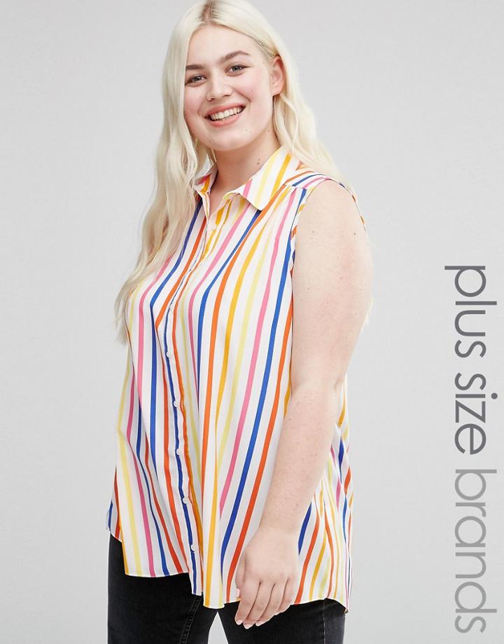 Koko Plus Shirt In Candy Stripe - Multi