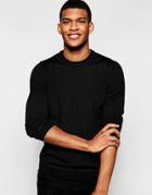Hugo By Hugo Boss Sweater With Crew Neck - Black