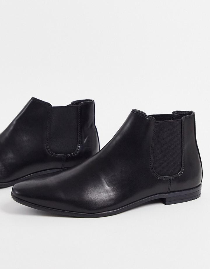 Topman Black Briar Derby Shoes