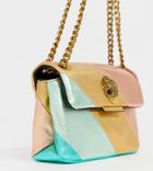Kurt Geiger Mini Kensington Pastel Rainbow Leather Cross Body Bag - Multi