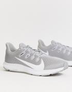 Nike Running Quest 2 Sneakers In Gray-green