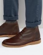 Selected Homme New Royce Leather Boots - Brown