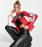 Collusion Motocross Jacket With Print-multi