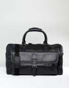 British Belt Co Leather Carryall Black - Black