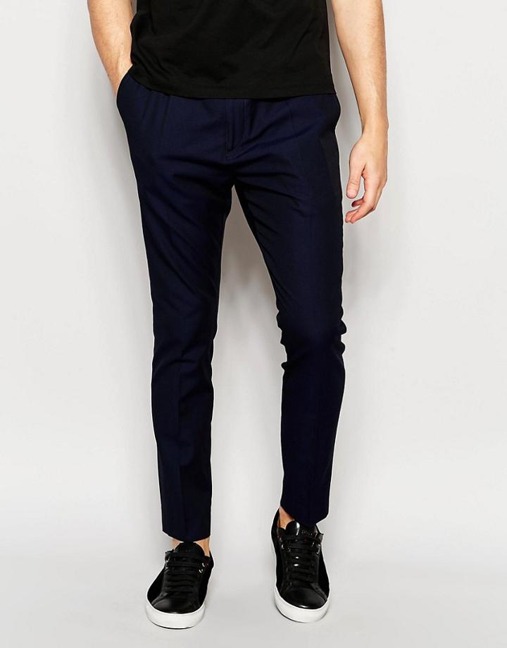 Hugo By Hugo Boss Smart Jogger Pants - Navy