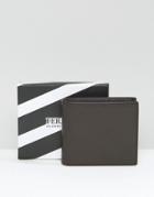 Feraud Leather Bifold Wallet Contrast Inner - Brown