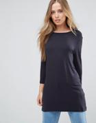 Only Prime 3/4 Long Top - Blue