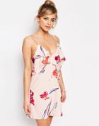 Oh My Love Frill Detail Cami Dress - Spring Floral