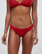Zulu & Zephyr Red Bikini Bottom - Red