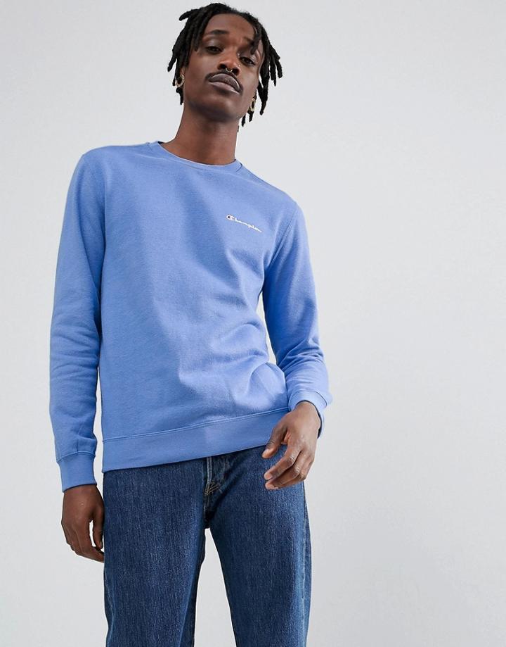 Champion Embroidered Logo Sweater - Purple
