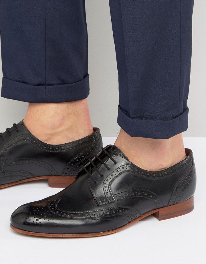 Ted Baker Greyene Derby Brogue Shoes - Black