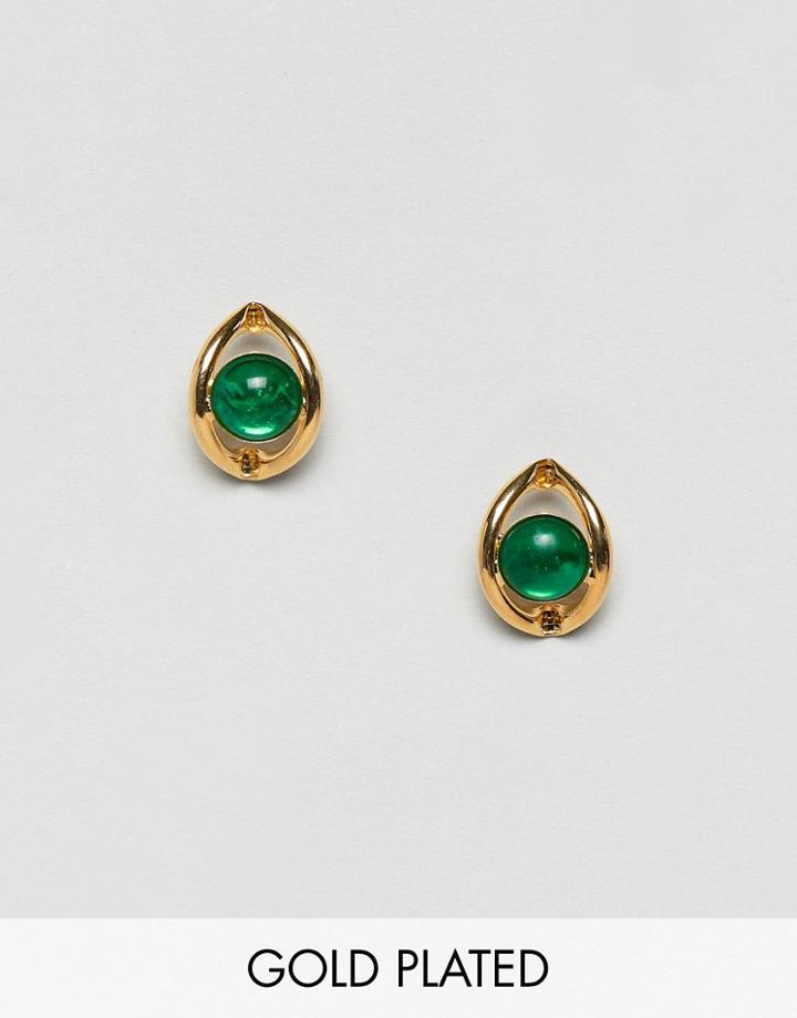 Gogo Philipp Poison Ivy Stud Earrings - Gold