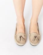 Asos Mock Up Flat Shoes - Taupe