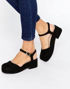 Asos Opal Flatform Shoes - Black