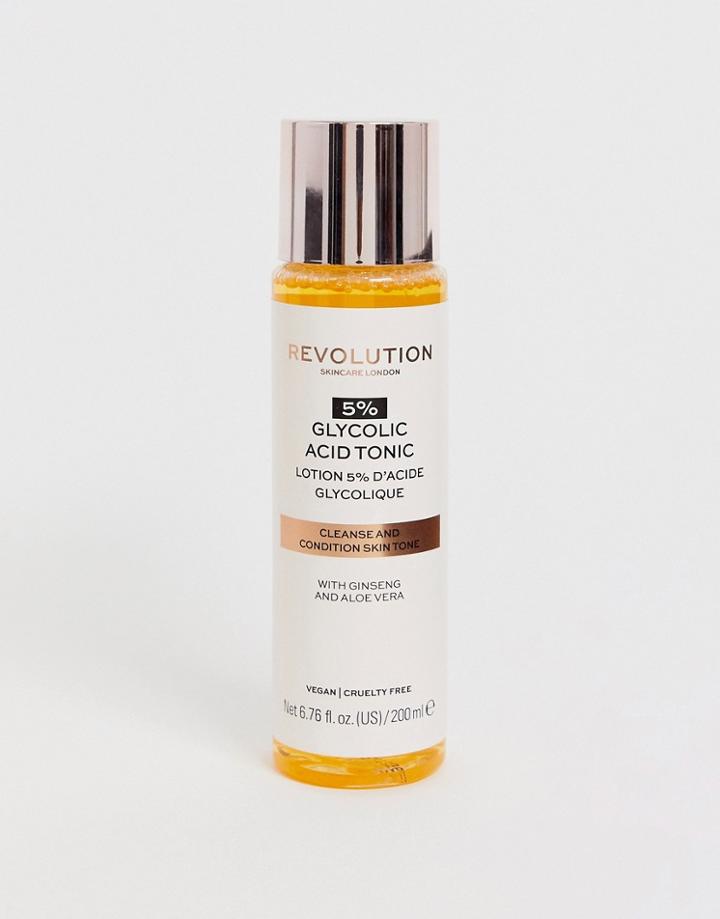 Revolution Skincare 5% Glycolic Acid Toner 200ml-no Color