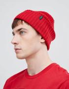 Selected Homme 100% Merino Wool Beanie - Red