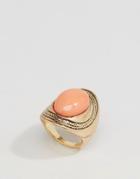 Pieces Beth Stone Ring - Gold