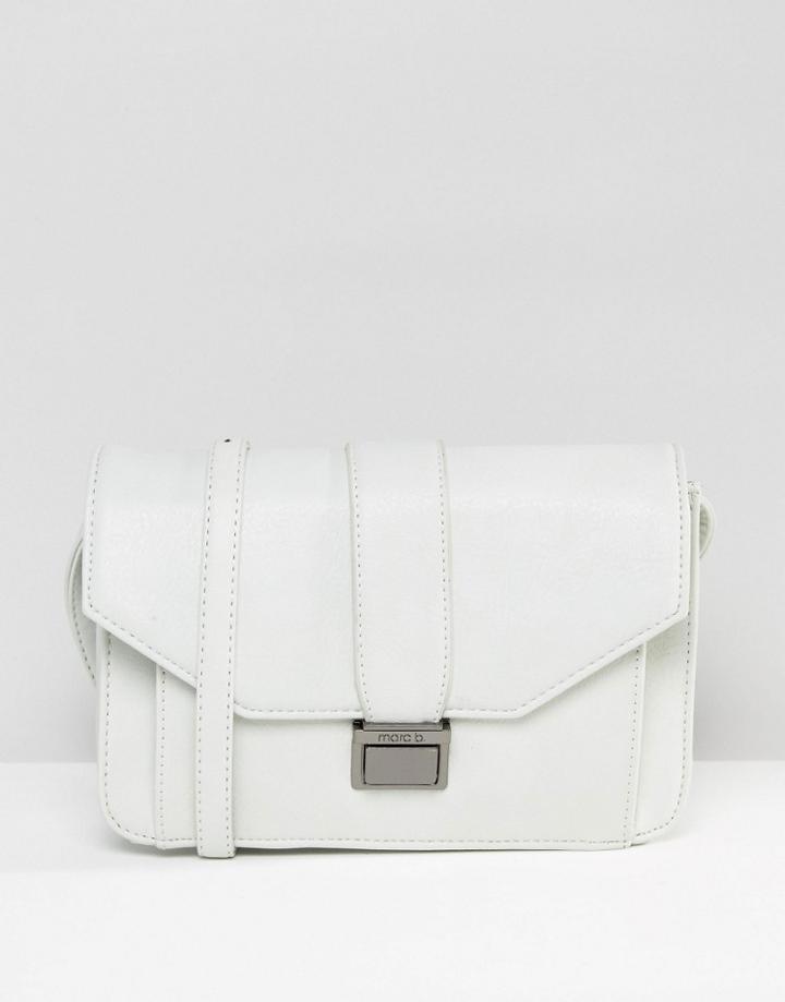 Marc B Tor Minimal Cross Body Bag - Gray