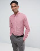 Jack & Jones Premium Slim Shirt In Linen - Red