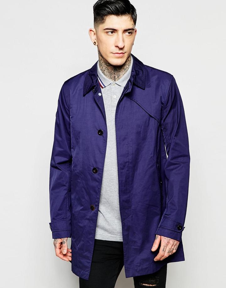 Pretty Green Trench - Navy
