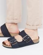 G-star Command Buckle Sandals In Black - Black