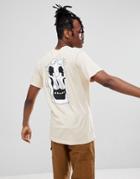 Rip'n'dip Nerm Skull T-shirt In Stone - Orange