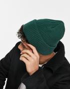 Only & Sons Fisherman Beanie In Green
