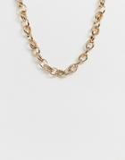 Mango Chain Necklace In Gold - Gold
