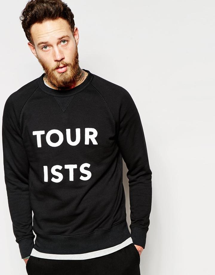 Wood Wood Sweatshirt With Tourists Print - Tour