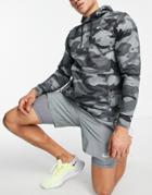 Nike Training Therma Camo Print Hoodie In Black