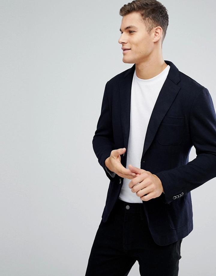 Esprit Casual Blazer In Navy - Navy