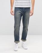 Cheap Monday Work Straight Jeans Sign Blue - Blue