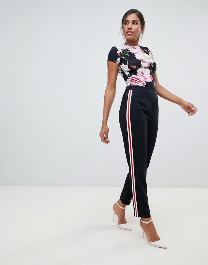 Ted Baker Madlyne Pants With Floral Detailing - Multi