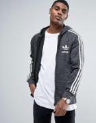 Adidas Originals California Zip Hoodie In Black Bk5891 - Black